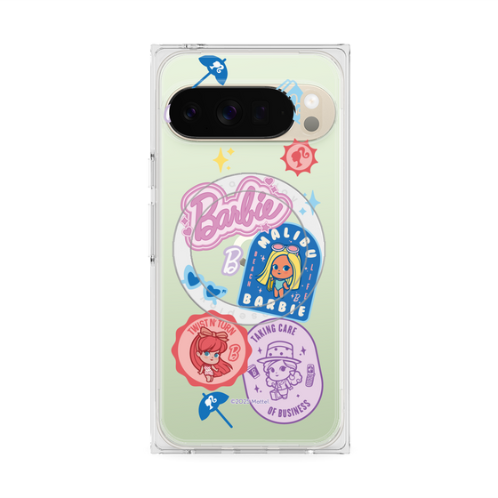 プレミアムスクエアケース with Pixelsnap［ Barbie - CUTIE STYLE2 ］
