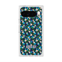 プレミアムスクエアケース with Pixelsnap［ ANNA SUI - HEARTS VINE - BLUE ］