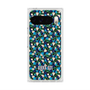 プレミアムスクエアケース with Pixelsnap［ ANNA SUI - HEARTS VINE - BLUE ］
