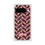 プレミアムスクエアケース with Pixelsnap［ ANNA SUI - HEARTS VINE - PINK ］