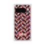 プレミアムスクエアケース with Pixelsnap［ ANNA SUI - HEARTS VINE - PINK ］