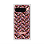 プレミアムスクエアケース with Pixelsnap［ ANNA SUI - HEARTS VINE - PINK ］