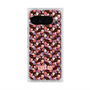 プレミアムスクエアケース with Pixelsnap［ ANNA SUI - HEARTS VINE - PINK ］