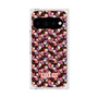 プレミアムスクエアケース with Pixelsnap［ ANNA SUI - HEARTS VINE - PINK ］