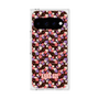 プレミアムスクエアケース with Pixelsnap［ ANNA SUI - HEARTS VINE - PINK ］