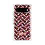 プレミアムスクエアケース with Pixelsnap［ ANNA SUI - HEARTS VINE - PINK ］