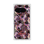 プレミアムスクエアケース with Pixelsnap［ ANNA SUI - WAVY CLOUDS ］