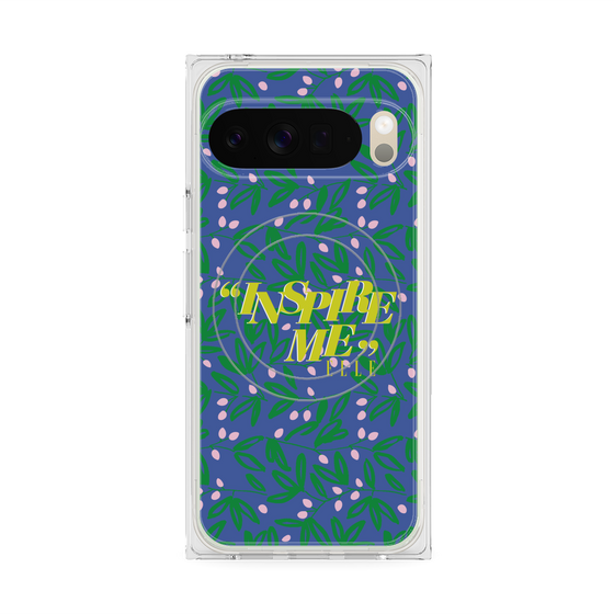 プレミアムスクエアケース with Pixelsnap［ ELLE - Inspire Me ］