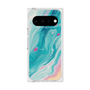 プレミアムスクエアケース with Pixelsnap［ Color Rain - オリジナル - Serene Wave ］