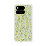 プレミアムスクエアケース with Pixelsnap［ 日比谷花壇 - DelicateGeometry - ライトグリーン ］