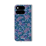 プレミアムスクエアケース with Pixelsnap［ 日比谷花壇 - FloralSymphony - ネイビー ］