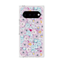プレミアムスクエアケース with Pixelsnap［ 日比谷花壇 - HarmonyinBloom - パープル ］