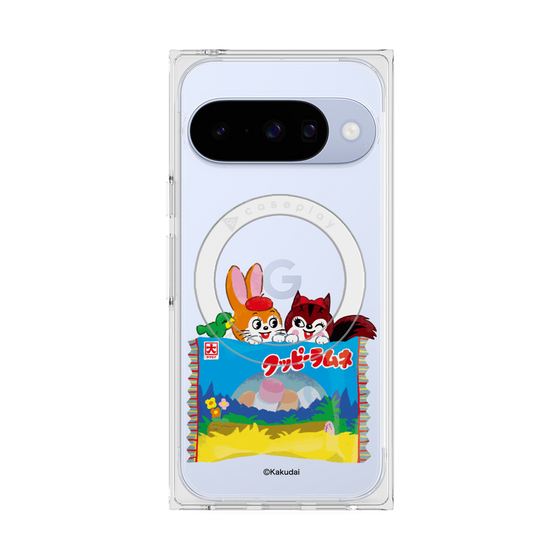 プレミアムスクエアケース with Pixelsnap［ クッピーラムネ -drawing3 ］