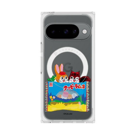 プレミアムスクエアケース with Pixelsnap［ クッピーラムネ -drawing3 ］