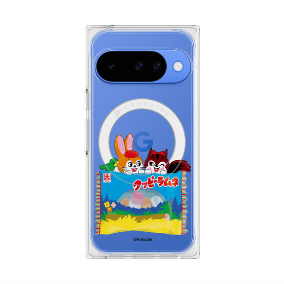 プレミアムスクエアケース with Pixelsnap［ クッピーラムネ -drawing3 ］
