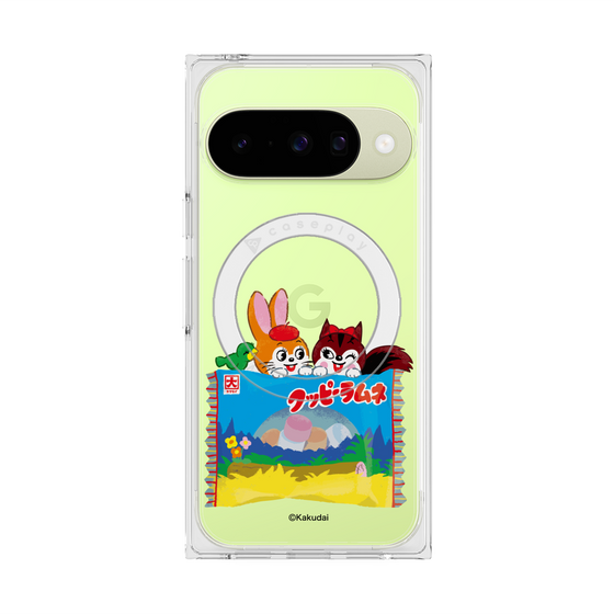 プレミアムスクエアケース with Pixelsnap［ クッピーラムネ -drawing3 ］