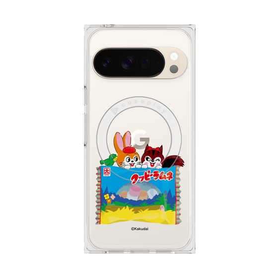 プレミアムスクエアケース with Pixelsnap［ クッピーラムネ -drawing3 ］