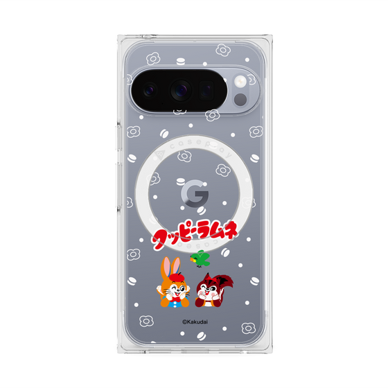 プレミアムスクエアケース with Pixelsnap［ クッピーラムネ - 寝ころぶ ］