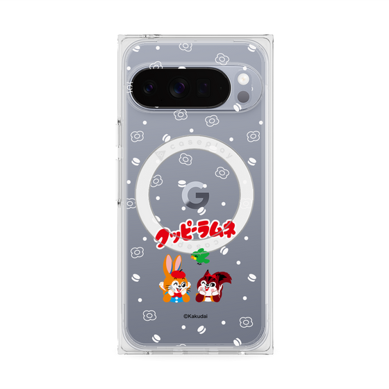 プレミアムスクエアケース with Pixelsnap［ クッピーラムネ - 寝ころぶ ］