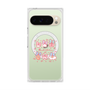 プレミアムスクエアケース with Pixelsnap［ もくもくちゃん - リボン ］