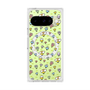プレミアムスクエアケース with Pixelsnap［ もくもくちゃん - フラワー - 総柄 ］