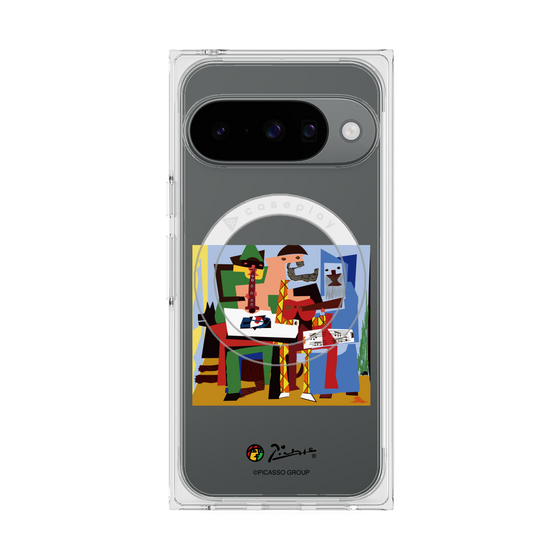 プレミアムスクエアケース with Pixelsnap［ PICASSO - Three Musicians ］