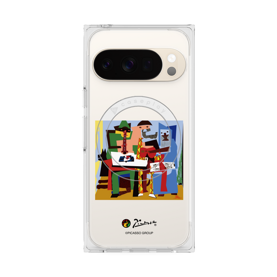 プレミアムスクエアケース with Pixelsnap［ PICASSO - Three Musicians ］