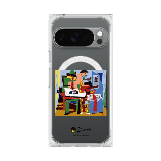 プレミアムスクエアケース with Pixelsnap［ PICASSO - Three Musicians ］