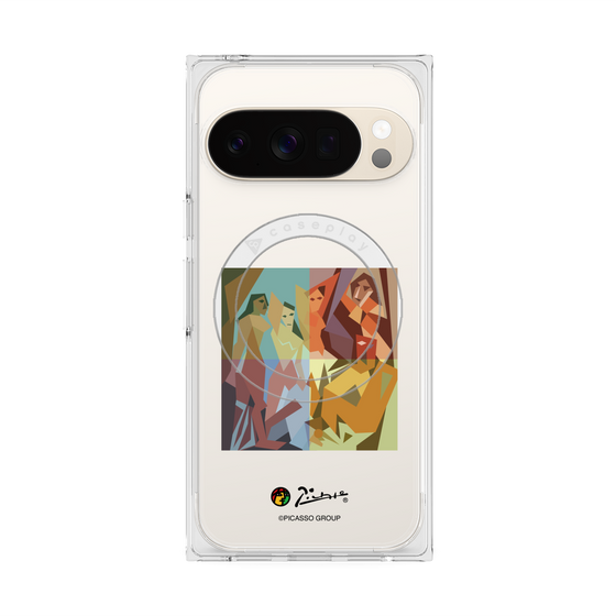 プレミアムスクエアケース with Pixelsnap［ PICASSO - Les Demoiselles d'Avignon ］