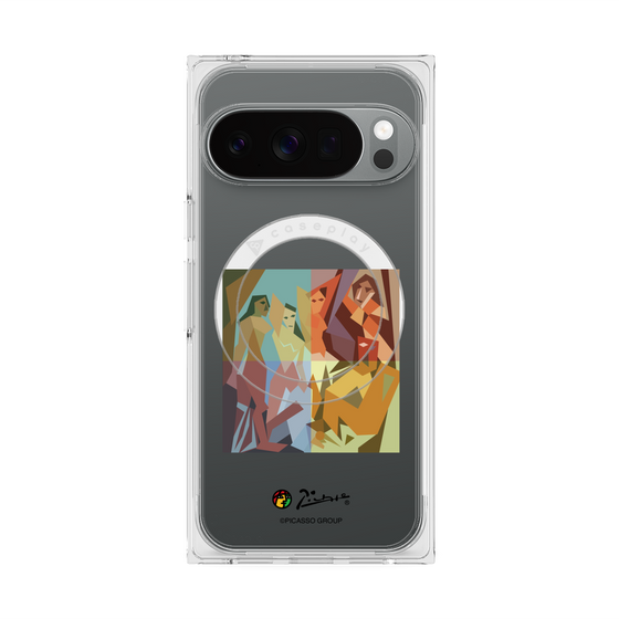 プレミアムスクエアケース with Pixelsnap［ PICASSO - Les Demoiselles d'Avignon ］