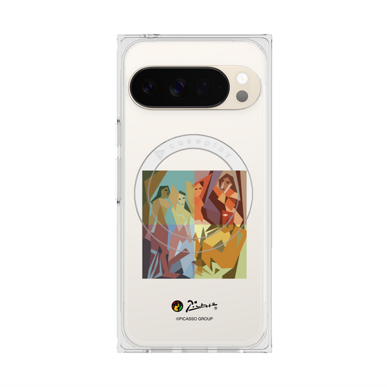 プレミアムスクエアケース with Pixelsnap［ PICASSO - Les Demoiselles d'Avignon ］