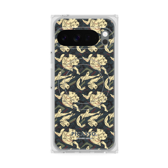 プレミアムスクエアケース with Pixelsnap［ PICASSO - Design ］