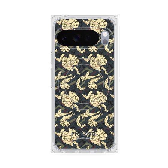 プレミアムスクエアケース with Pixelsnap［ PICASSO - Design ］