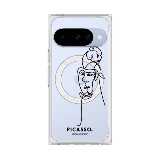 プレミアムスクエアケース with Pixelsnap［ PICASSO - Self-Portrait ］