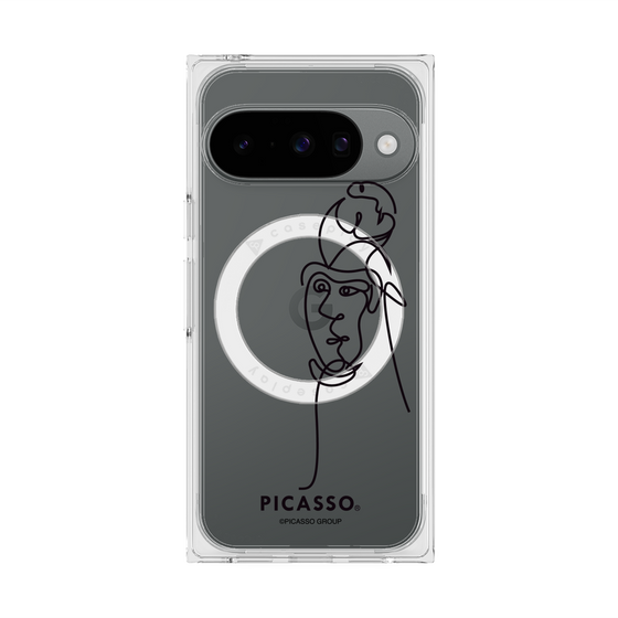 プレミアムスクエアケース with Pixelsnap［ PICASSO - Self-Portrait ］