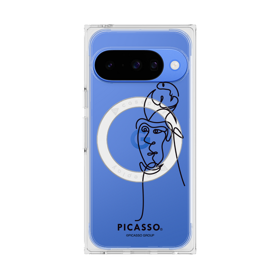 プレミアムスクエアケース with Pixelsnap［ PICASSO - Self-Portrait ］