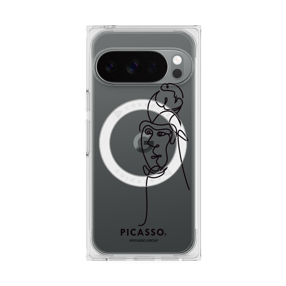 プレミアムスクエアケース with Pixelsnap［ PICASSO - Self-Portrait ］