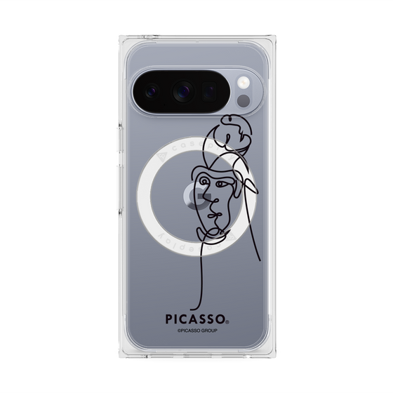 プレミアムスクエアケース with Pixelsnap［ PICASSO - Self-Portrait ］