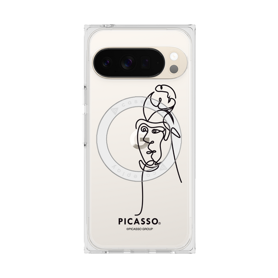 プレミアムスクエアケース with Pixelsnap［ PICASSO - Self-Portrait ］