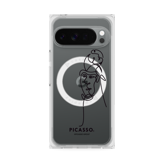 プレミアムスクエアケース with Pixelsnap［ PICASSO - Self-Portrait ］
