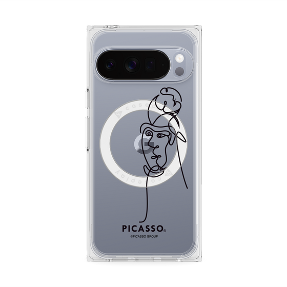 プレミアムスクエアケース with Pixelsnap［ PICASSO - Self-Portrait ］