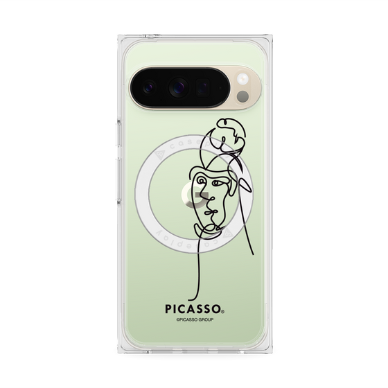 プレミアムスクエアケース with Pixelsnap［ PICASSO - Self-Portrait ］