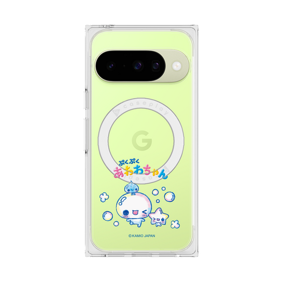 プレミアムスクエアケース with Pixelsnap［ ぷくぷくあわわちゃん - 仲良し ］