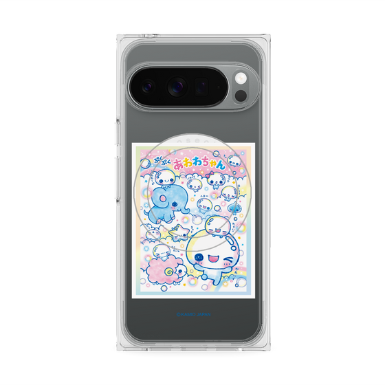 プレミアムスクエアケース with Pixelsnap［ ぷくぷくあわわちゃん - お友達 ］