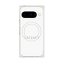 プレミアムスクエアケース with Pixelsnap［ LATENCY - Logotype - White ］