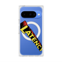 プレミアムスクエアケース with Pixelsnap［ LATENCY - Rock logo - Clear ］