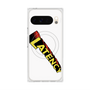 プレミアムスクエアケース with Pixelsnap［ LATENCY - Rock logo - White ］