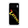 プレミアムスクエアケース with Pixelsnap［ LATENCY - Rock logo - Black ］