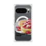 プレミアムスクエアケース with Pixelsnap［ ヴィレッジヴァンガードダイナー - ストロベリー＆クリームパンケーキ ］