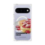プレミアムスクエアケース with Pixelsnap［ ヴィレッジヴァンガードダイナー - ストロベリー＆クリームパンケーキ ］